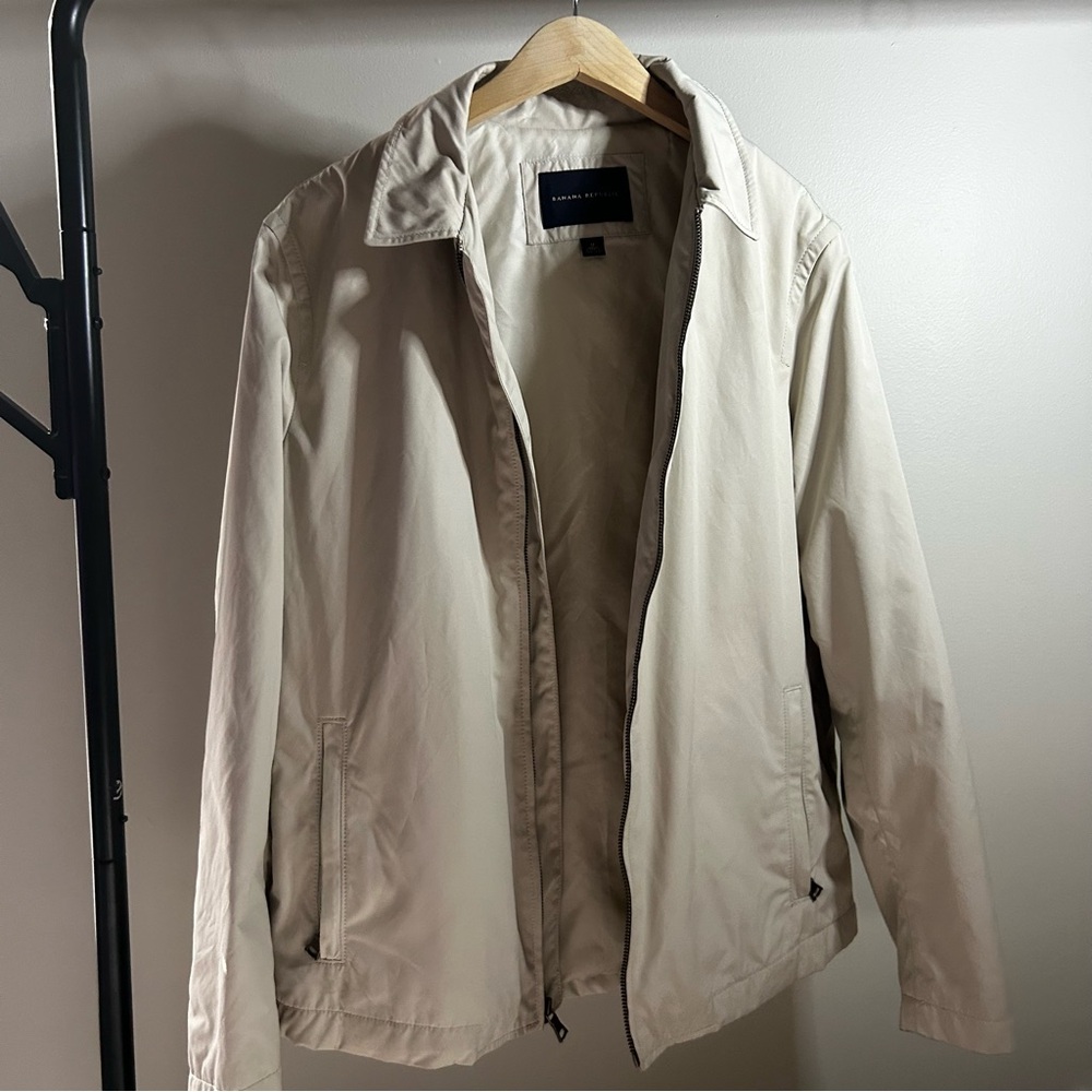 Men’s Tan Banana Republic jacket
